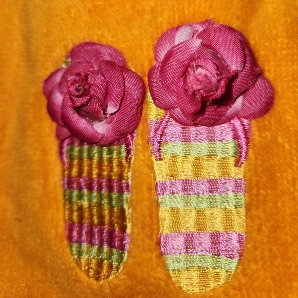 FINGERTIP TOWEL SET (2) - Orange/Pink 🌻2/$20 - Picture 5 of 13